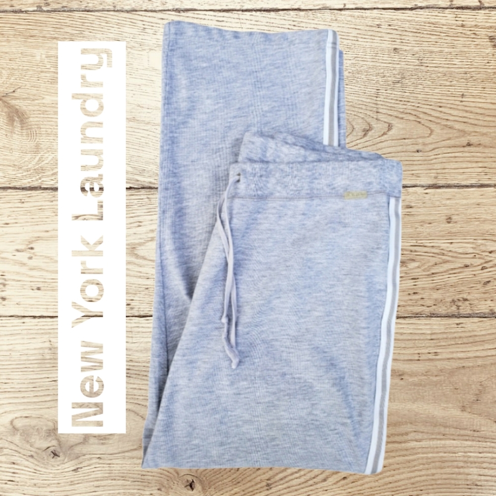 NYL Gray striped sweats